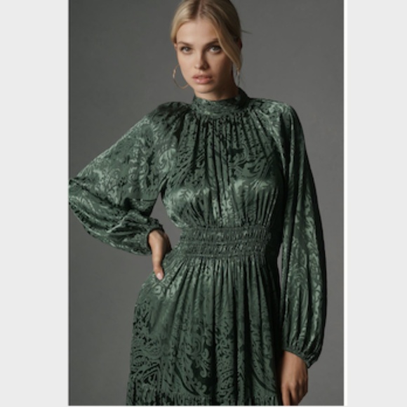 Anthropologie Dresses & Skirts - ANTHROPOLOGIE The Somerset Maxi Dress: Mock-Neck Edition